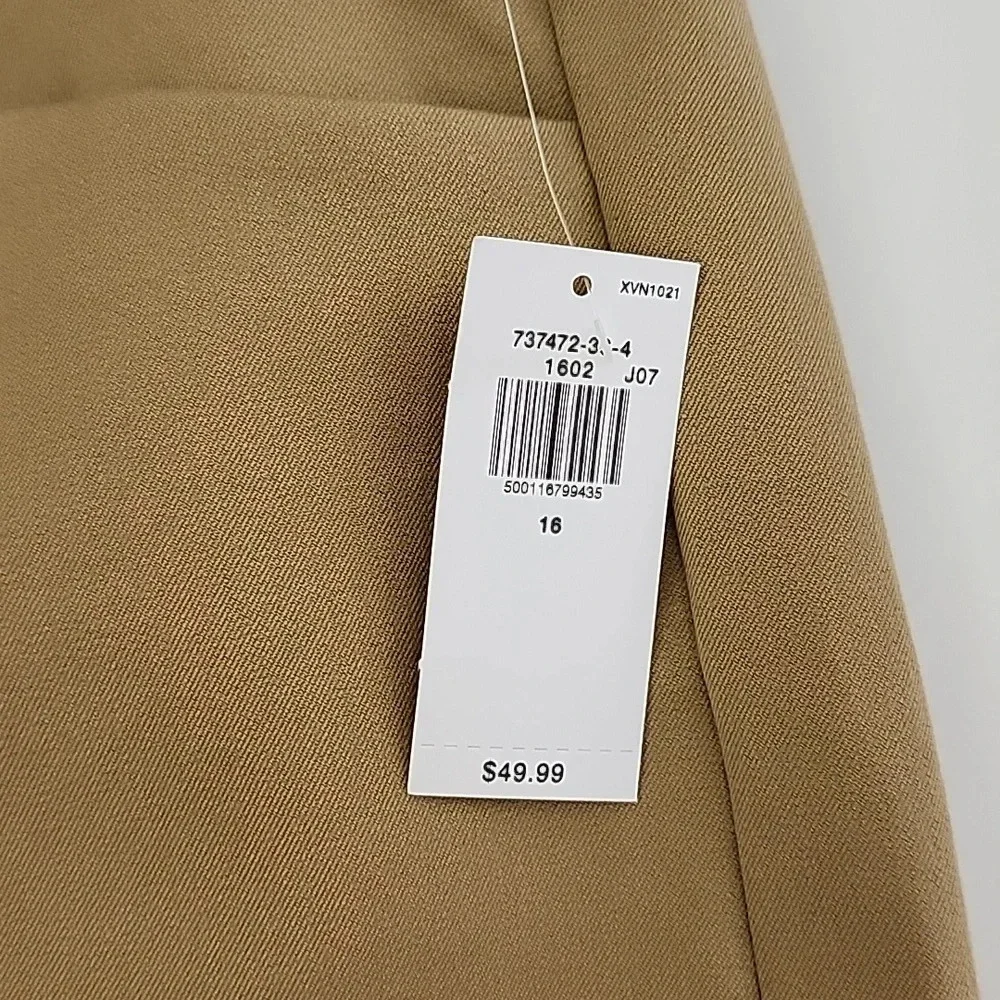 Old Navy Women's Pixie Skinny High-Rise Ankle Pant Tan Never Fade Size 16 - Picture 9 of 14